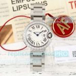 AAA Replica Swiss Quartz AFF Cartier Ballon Bleu Diamond Bezel 